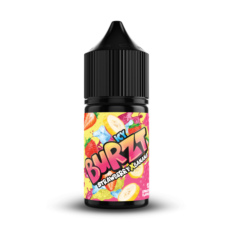 BURZT - Strawberry Banana Ice - Longfill Flavour Shot (15ml)