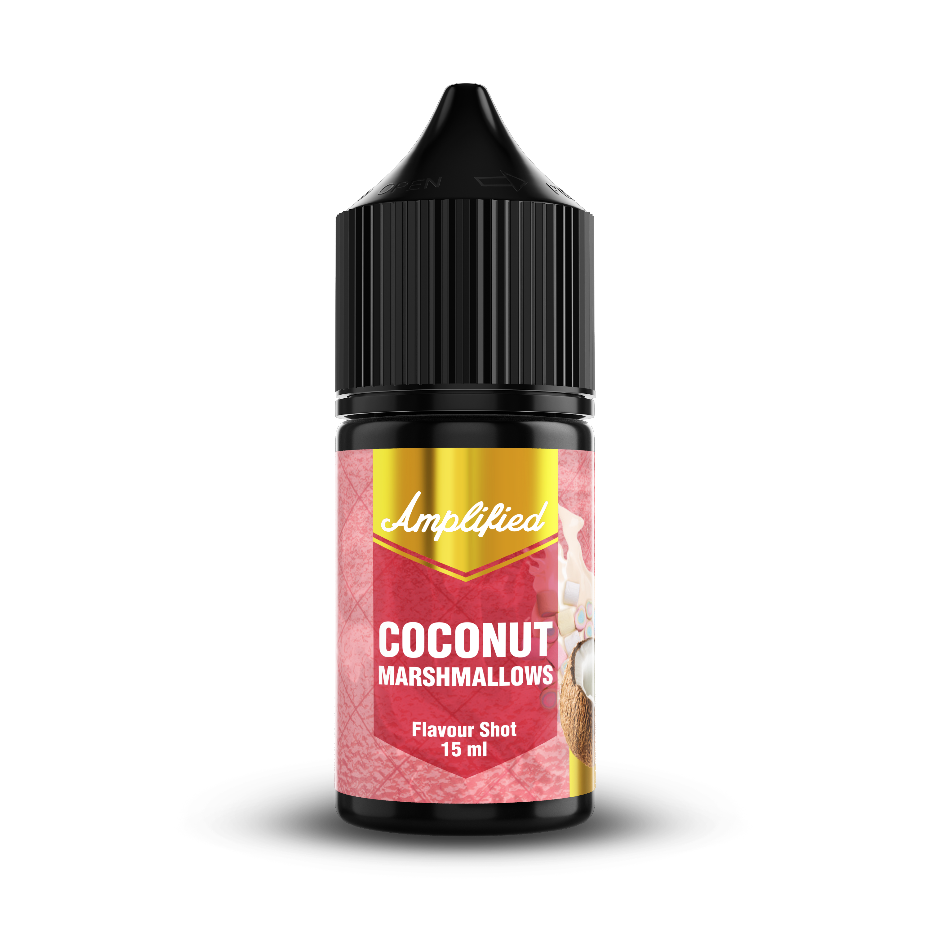 Amplified - Coconut Marshmallows - Longfill Flavour Shot (15ml)